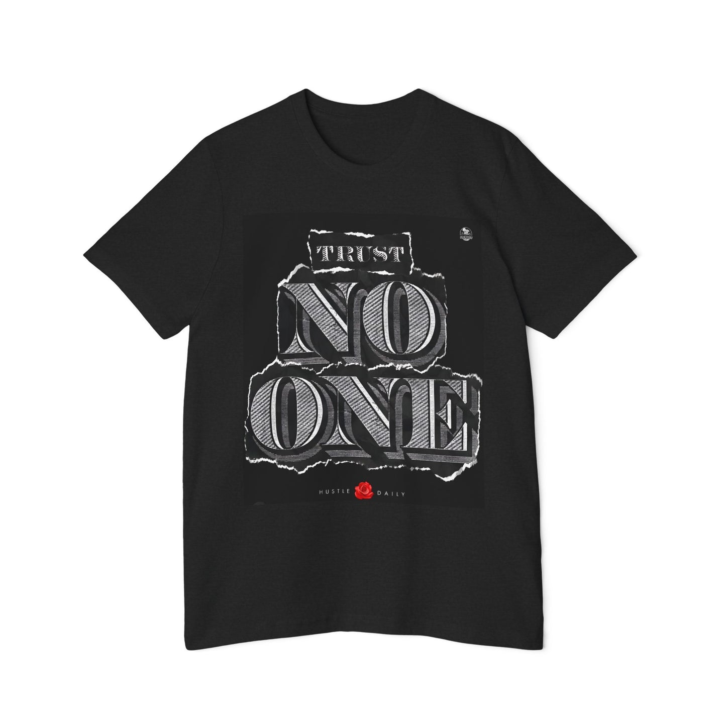 Trust No One Unisex Black T-Shirt