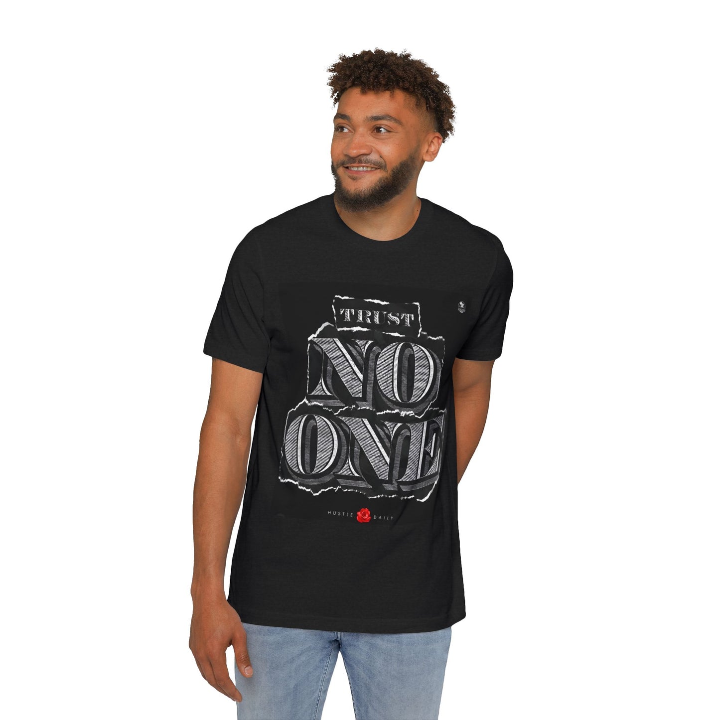 Trust No One Unisex Black T-Shirt