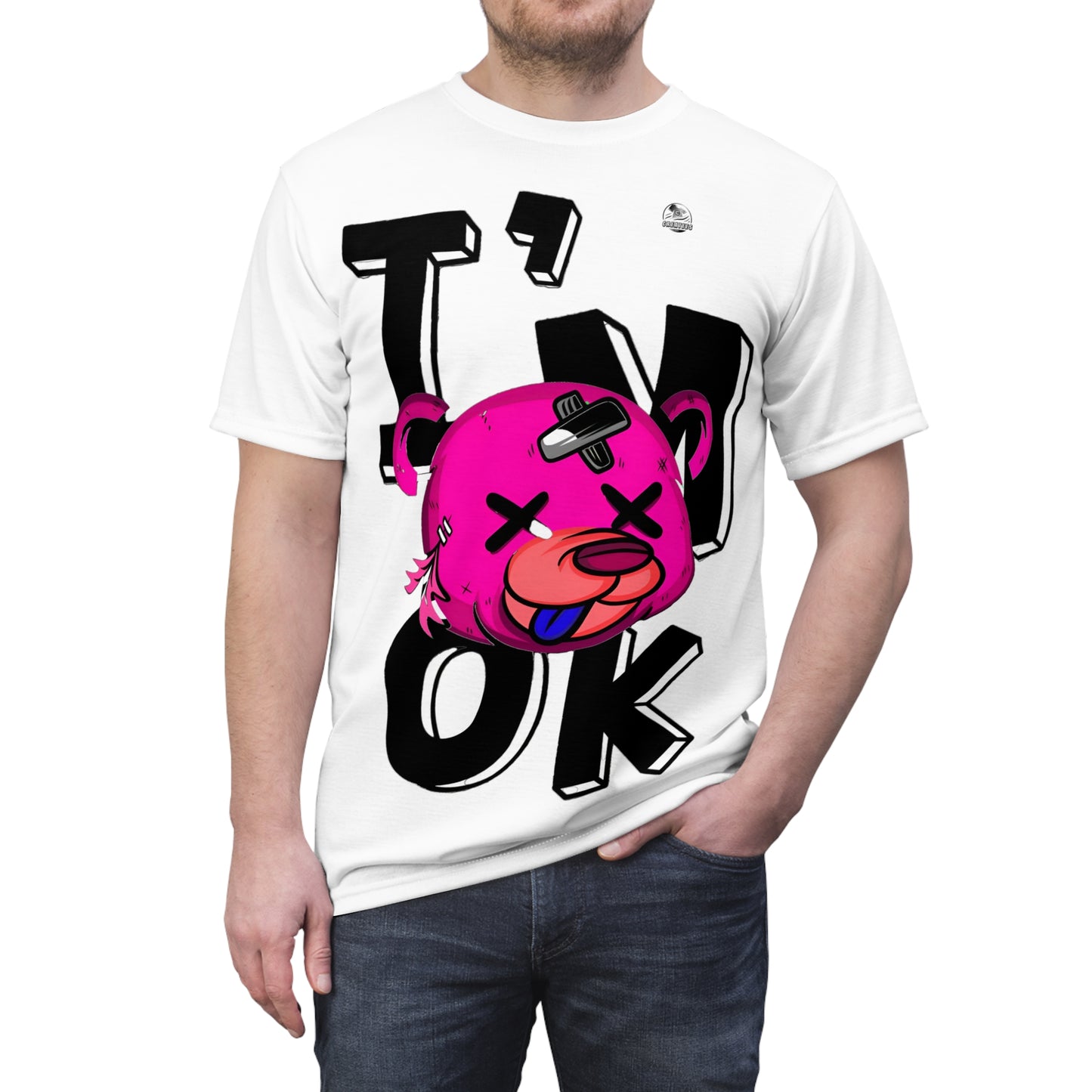 I'm Not Ok Unisex White T-Shirt