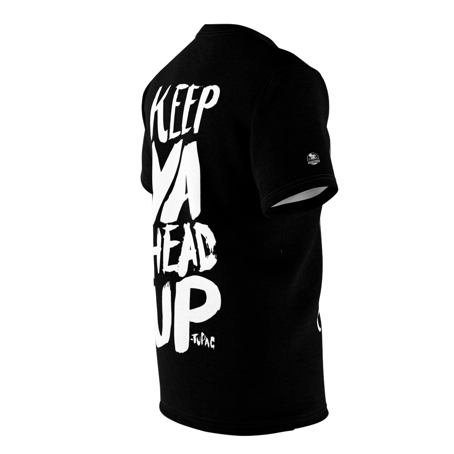 Tupac Keep Ya Head Up Black T-shirt Unisex