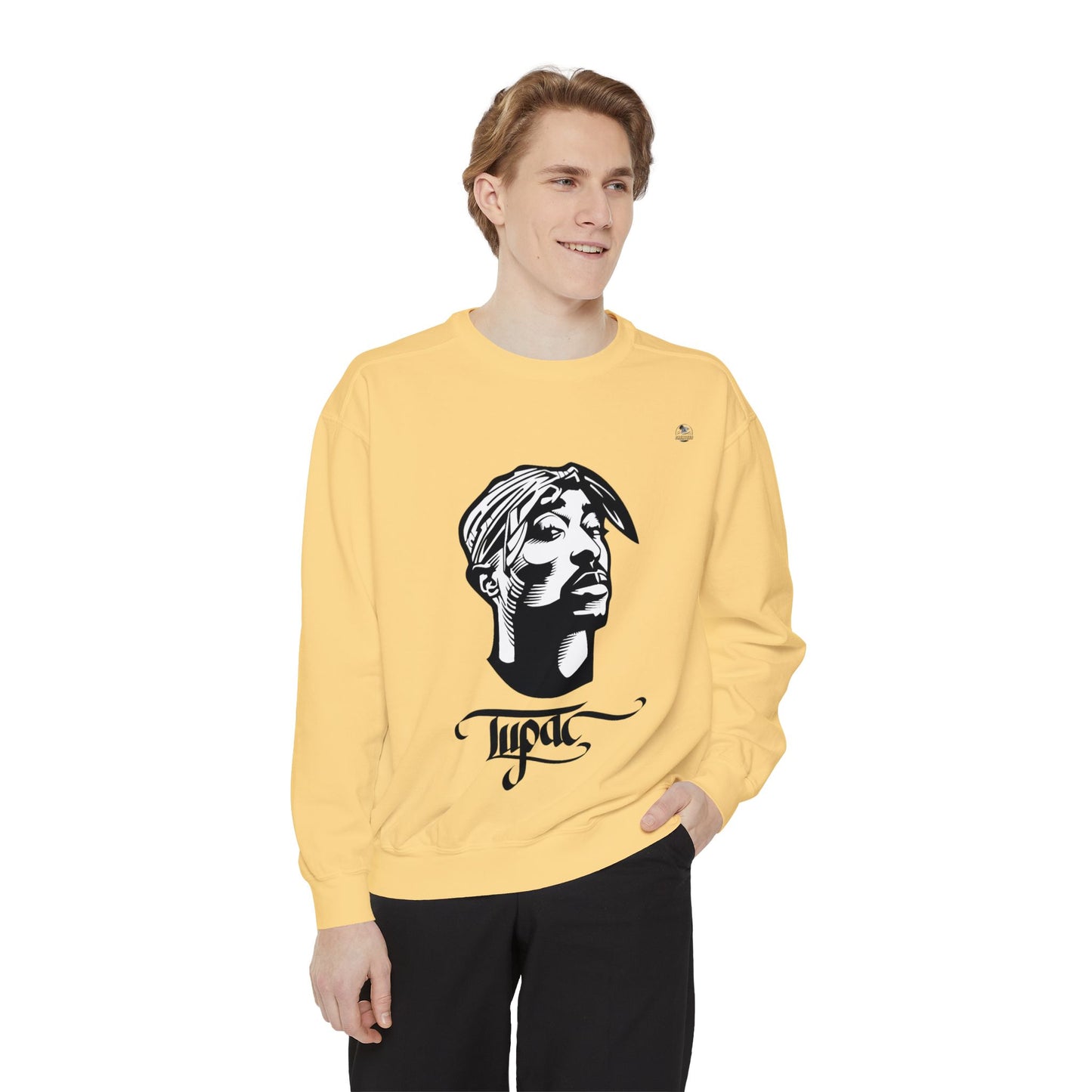 Tupac Keep Ya Head Up Unisex white Sweatshirt