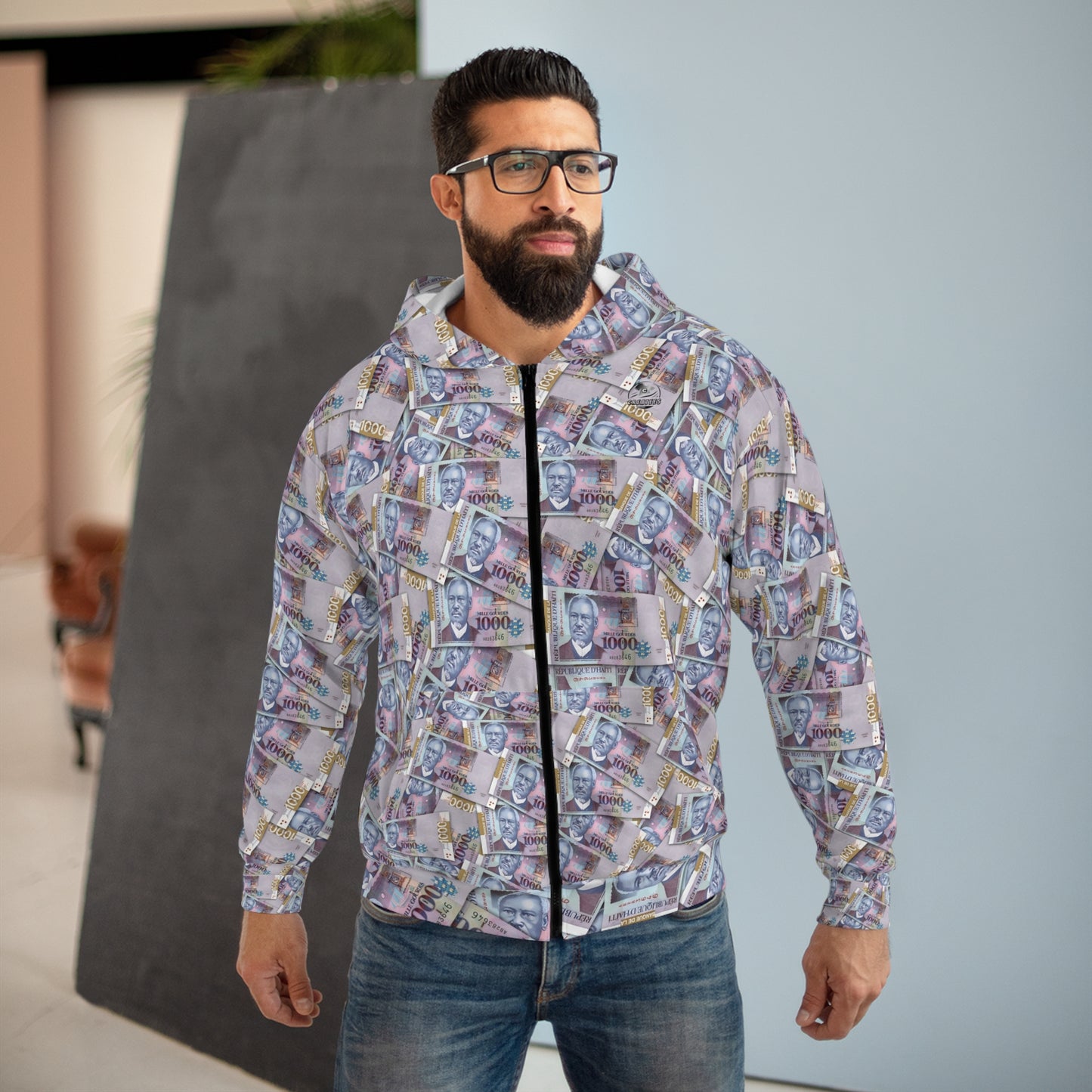 Mile Gourdes Unisex Zip Hoodie