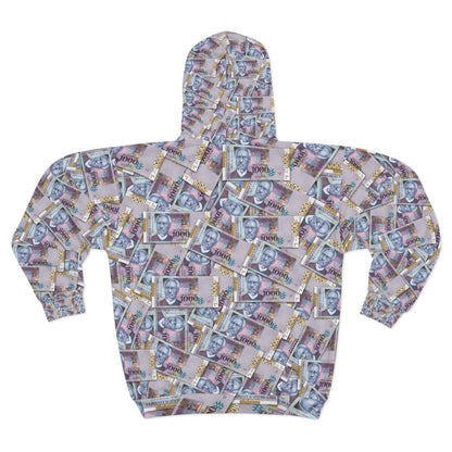 Mile Gourdes Unisex Zip Hoodie