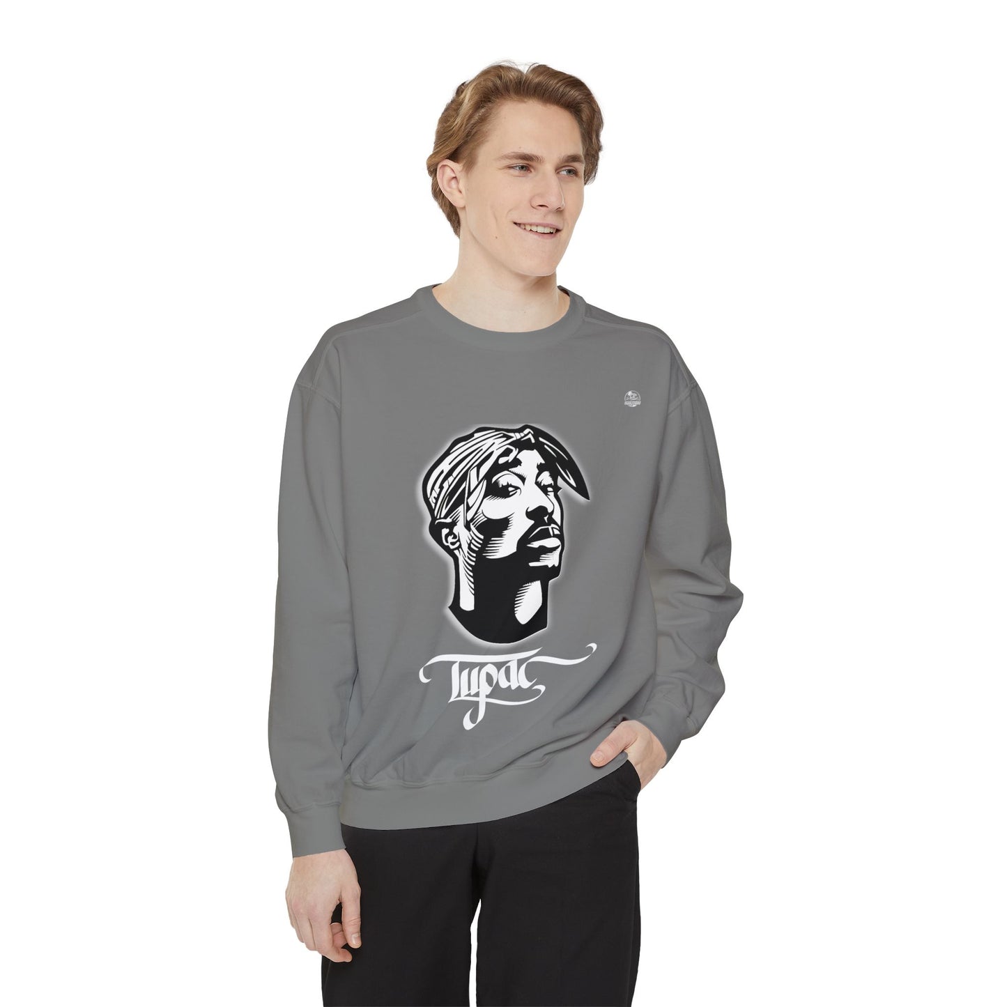 Tupac Keep Ya Head Up Unisex white Sweatshirt