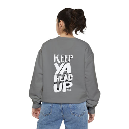 Tupac Keep Ya Head Up Unisex white Sweatshirt