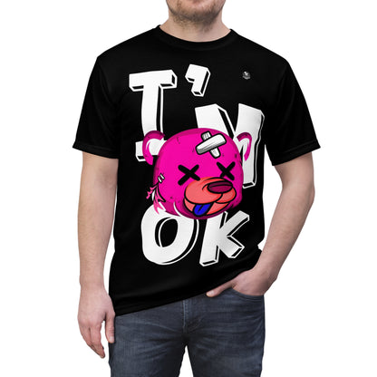 I'm Not Ok Unisex Black T-Shirt