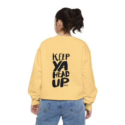 Tupac Keep Ya Head Up Unisex white Sweatshirt