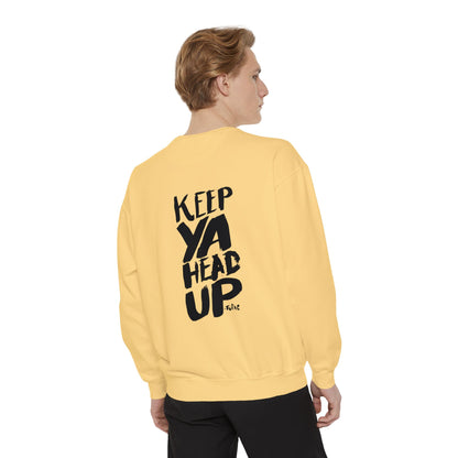 Tupac Keep Ya Head Up Unisex white Sweatshirt