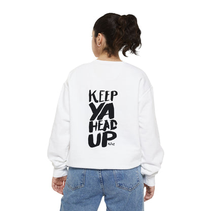 Tupac Keep Ya Head Up Unisex white Sweatshirt