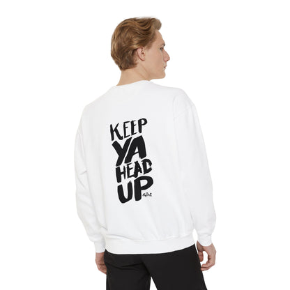 Tupac Keep Ya Head Up Unisex white Sweatshirt