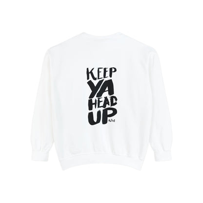 Tupac Keep Ya Head Up Unisex white Sweatshirt