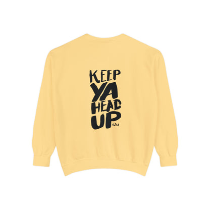 Tupac Keep Ya Head Up Unisex white Sweatshirt