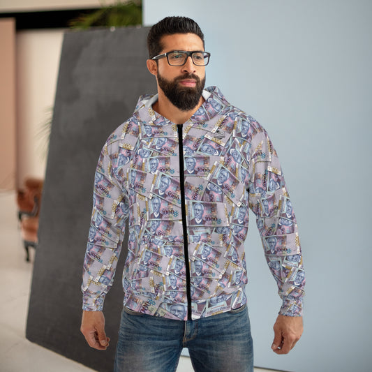 Mile Gourdes Unisex Zip Hoodie